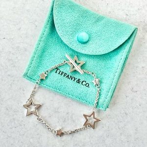 Tiffany & Co. Star Toggle Bracelet | 7” .925 Sterling Silver